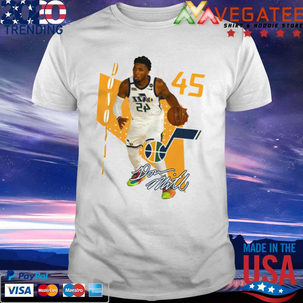 2021 Donovan Mitchell Utah Jazz T-Shirt Funny Vintage Gift For Men NBA  Sport Tee, hoodie, sweater, long sleeve and tank top