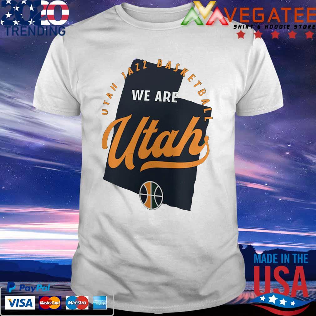 Utah Jazz We Are Utah Hometown Collection T-Shirt, hoodie, sweater, long  sleeve and tank top
