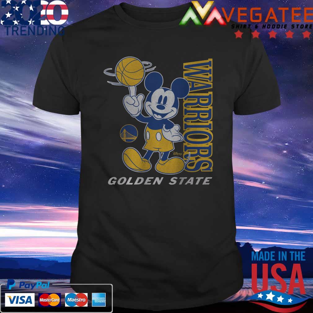 Mickey Mouse BallerGolden State Warriors Junk Food Vintage T-Shirt
