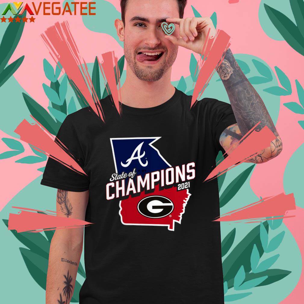 Official state Of Champions Atlanta Braves Georgia Bulldogs shirt, hoodie,  sweater, long sleeve and tank top