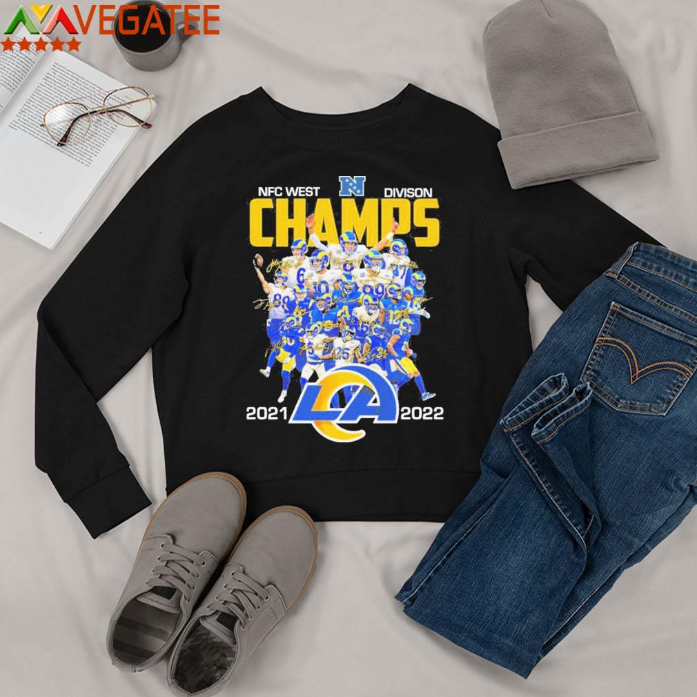 Los Angeles Rams Wins Champions 2022 NFC West Division Championship T-Shirt,  hoodie, sweater, long sleeve and tank top
