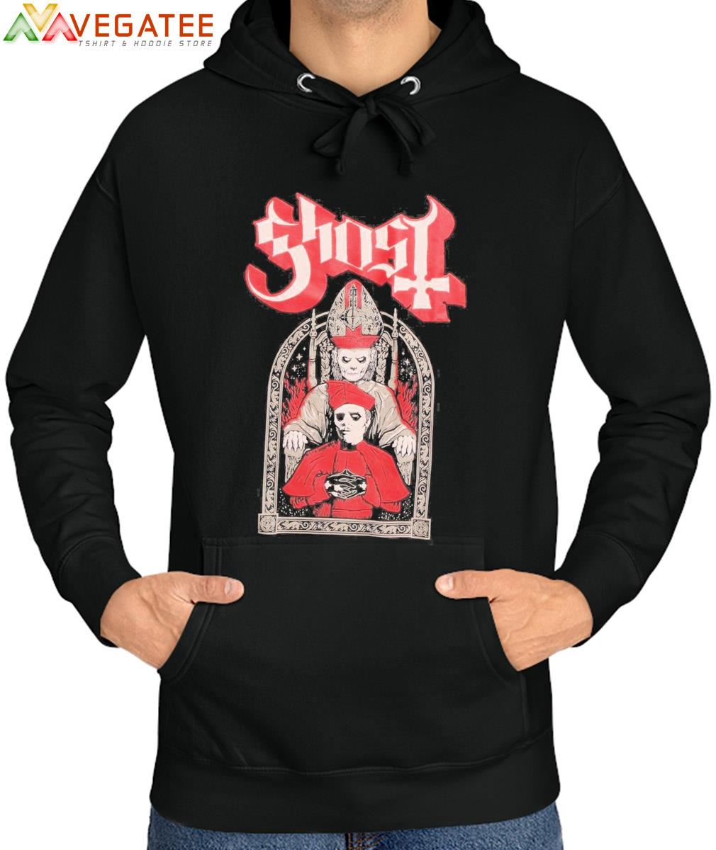 Ghost Cardinal Copia Papa Emeritus Shirt, hoodie, sweater, long sleeve ...