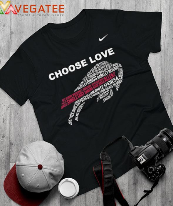 bills choose love shirt nike