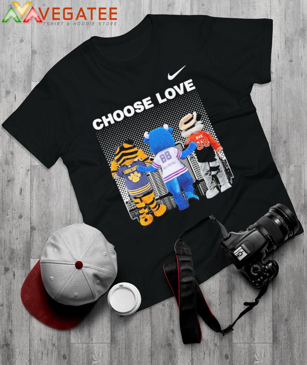 choose love nike buffalo shirt