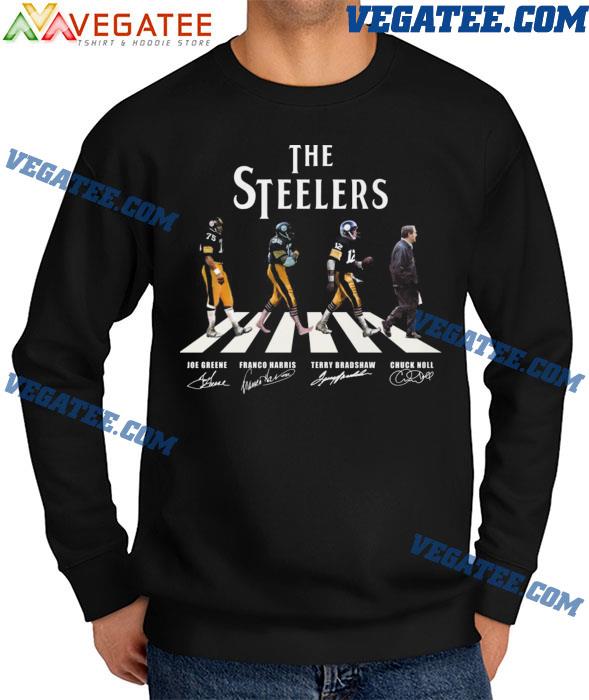 Pittsburgh Steelers Joe Greene Franco Harris and Terry Bradshaw signatures  shirt, hoodie, sweater, long sleeve and tank top