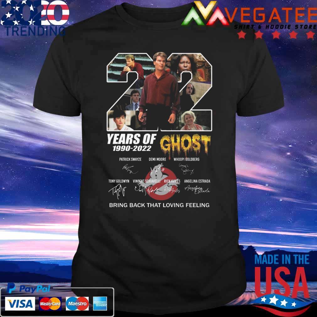 Ghost 22 years of 1990-2022 bring back that loving feeling signatures shirt