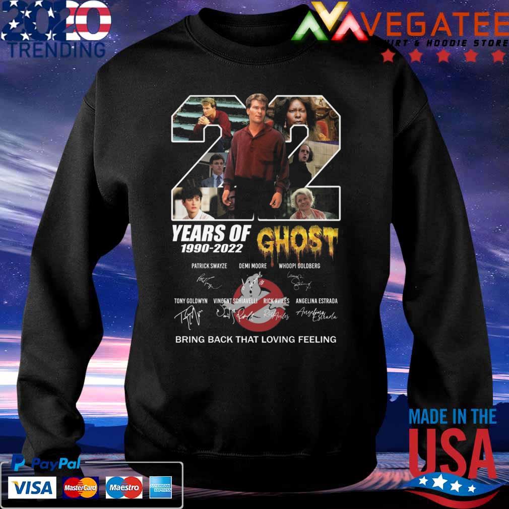 Ghost 22 years of 1990-2022 bring back that loving feeling signatures s Sweatshirt