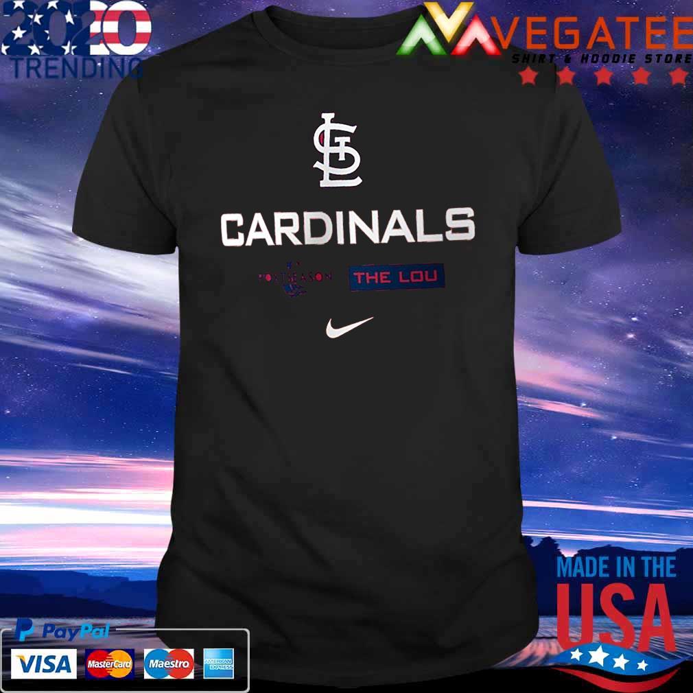 Official St. Louis Cardinals Nike 2022 Postseason Authentic Collection Dugout T-Shirt
