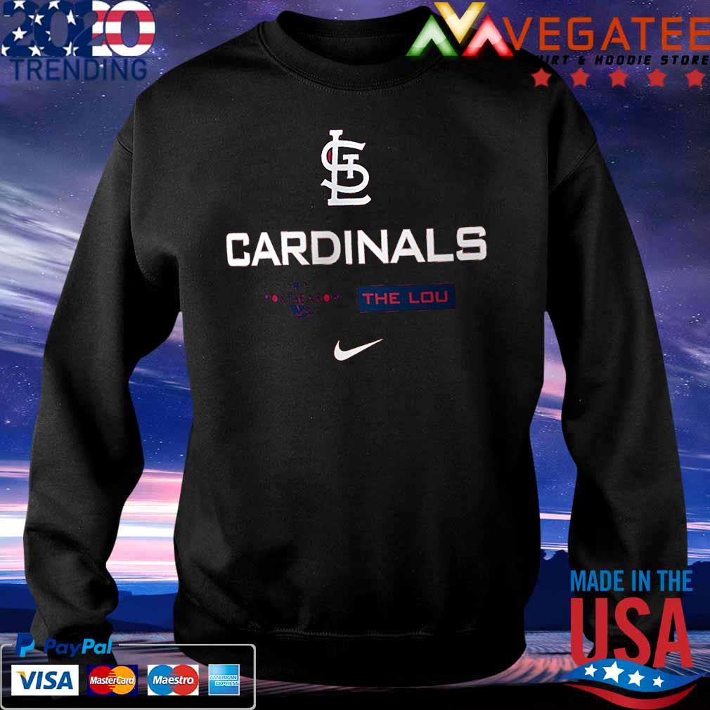 Official St. Louis Cardinals Nike 2022 Postseason Authentic Collection Dugout T-Shirt Sweatshirt