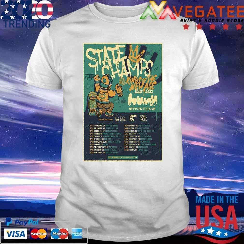 State Champs Tour 2022, Kings of The New Age, November to December 2022 shirt