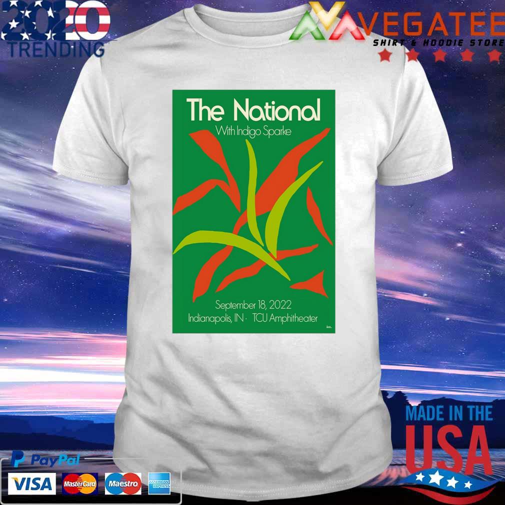 The National Indianapolis, Sept 18 2022, TCU Amphitheater IN shirt