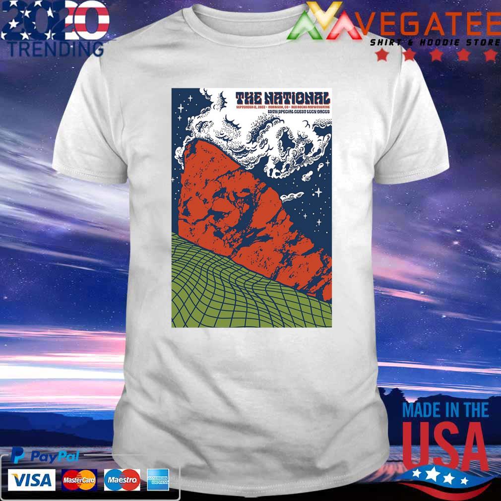 The National Morrison, Sept 12 2022, Red Rocks Amphitheatre CO shirt