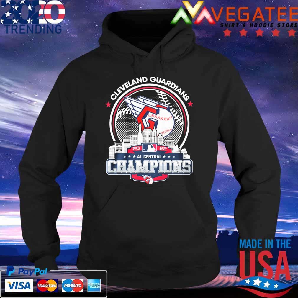 Cleveland Guardians 2022 Al Central Division Champions skyline s Hoodie