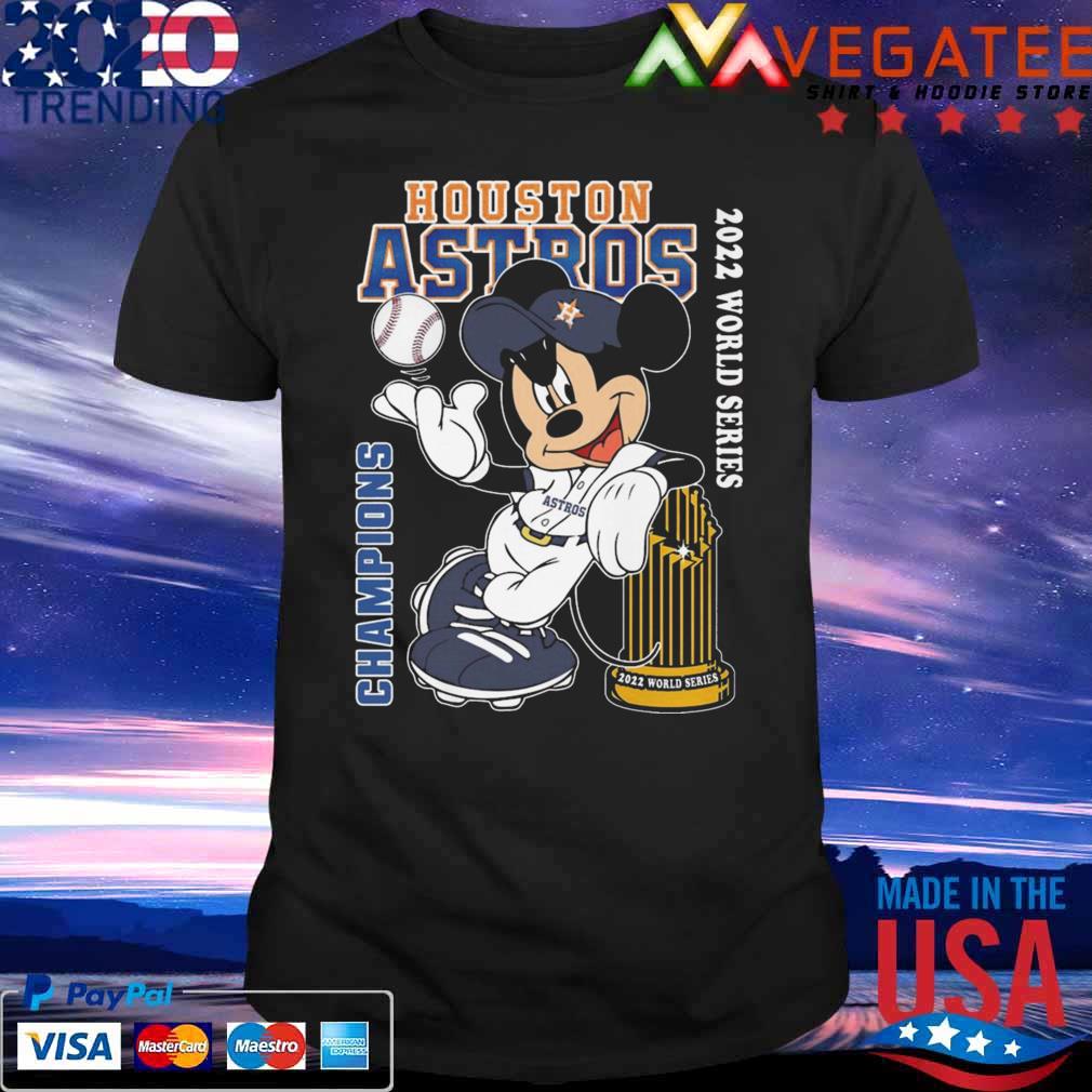 Disney Mickey mouse Houston Astros 2022 World Series Champions