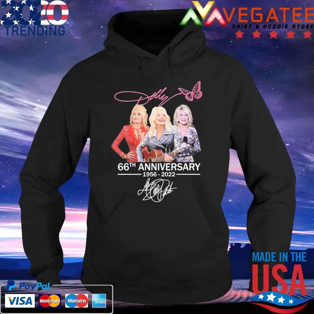Dolly Parton 66th anniversary 1956-2022 signature s Hoodie