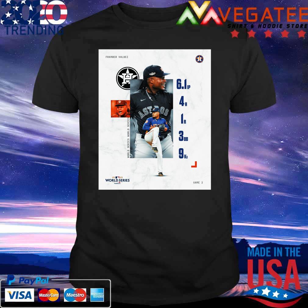 Framber Valdez Houston Astros 2022 World Series shirt