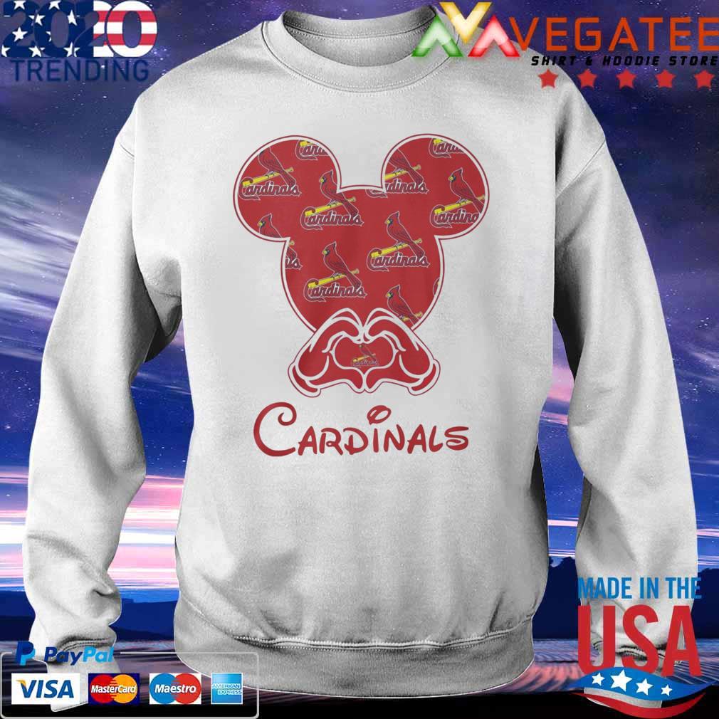Mickey Mouse St Louis Cardinals Football Hoodie T-shirt Sweatshirt