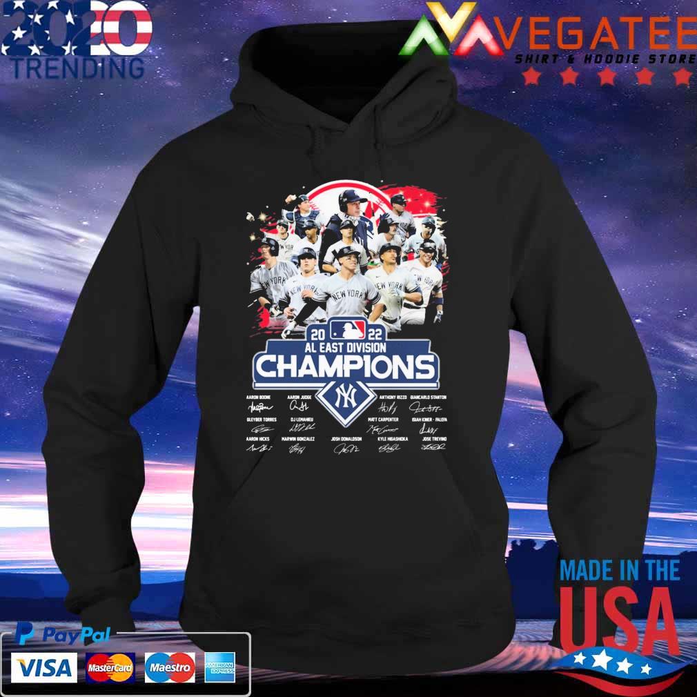MLB 2022 AL east Division Champions New York Mets signatures s Hoodie