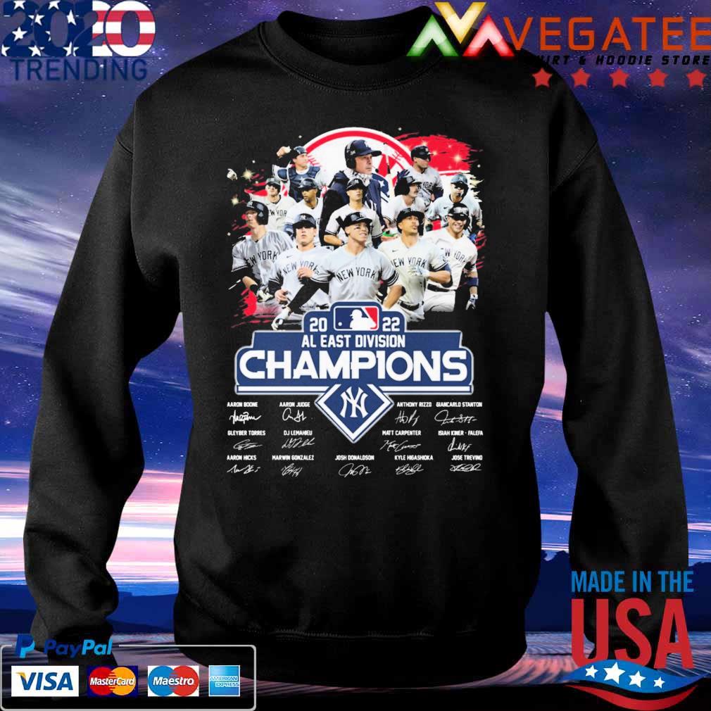 MLB 2022 AL east Division Champions New York Mets signatures s Sweatshirt