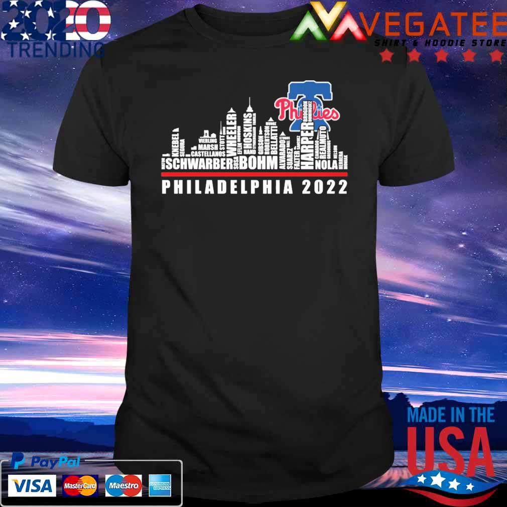Philadelphia 2022 Philadelphia Phillies team skyline shirt