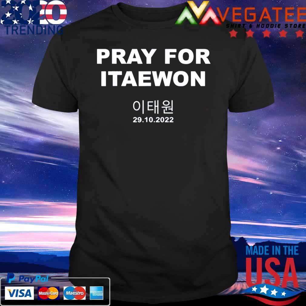 Pray For ITAEWON Halloween Festival Korea 2022 shirt