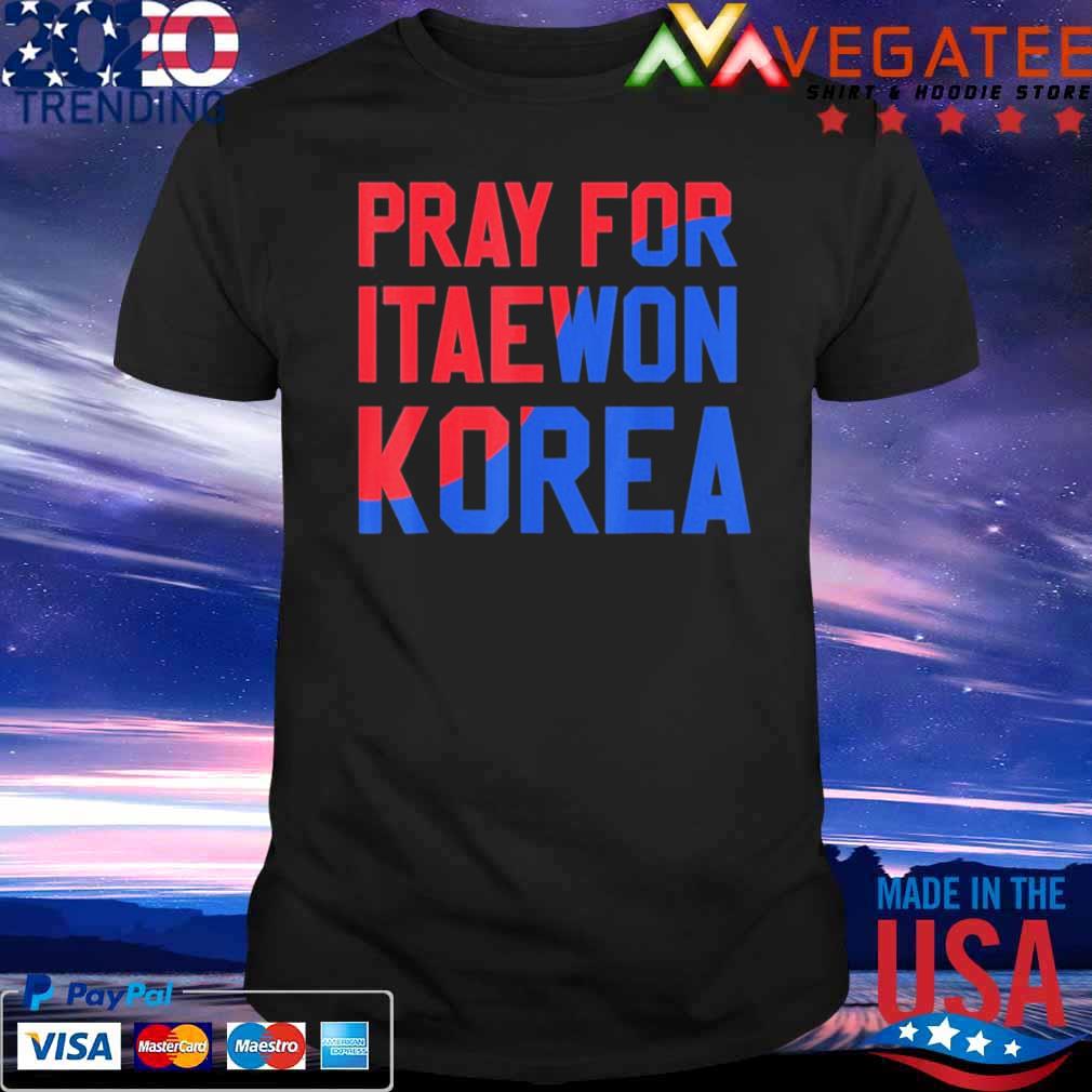Pray For Korea Itaewon Strong Horror Halloween 2022 Flag shirt
