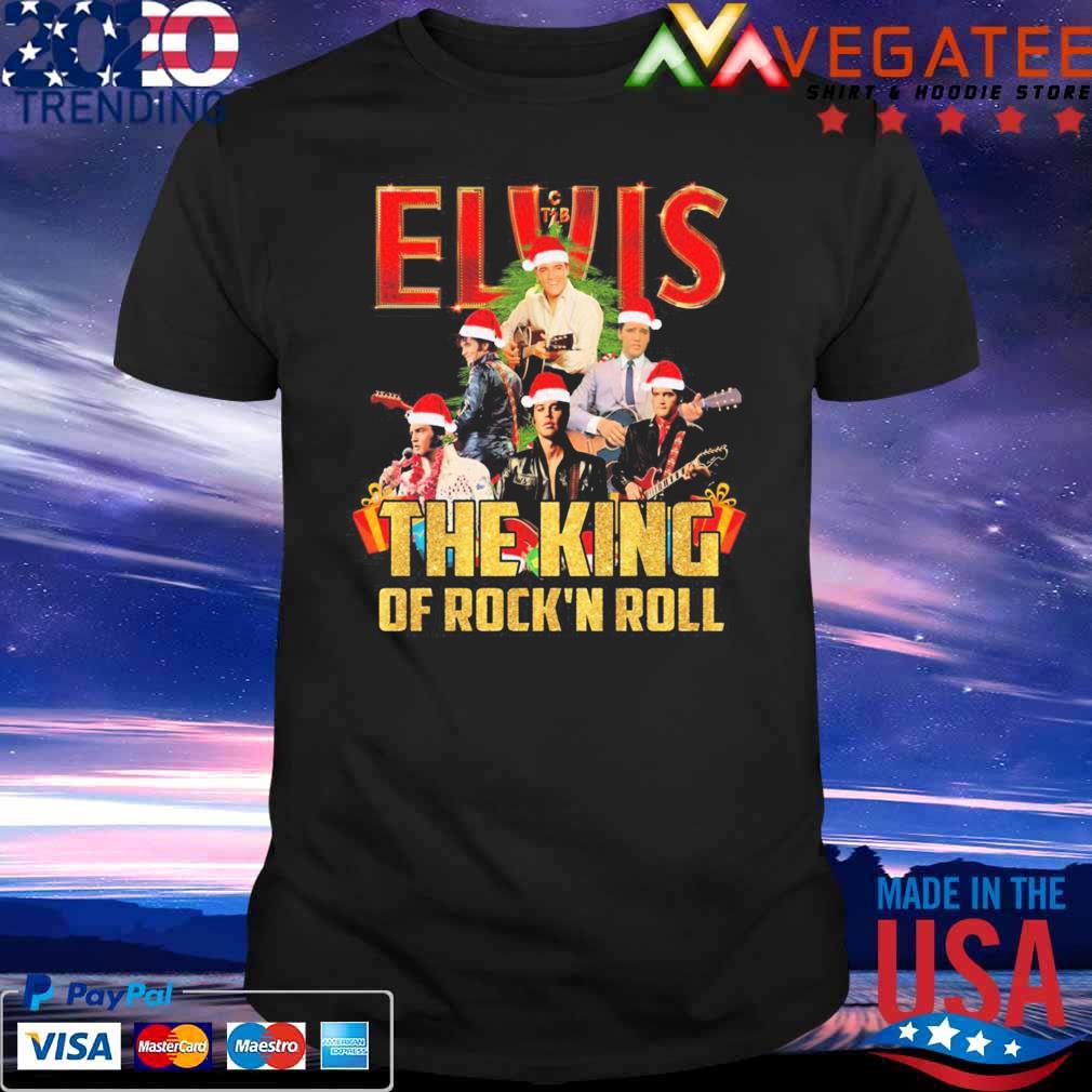 Elvis Presley The King of Rock'N Roll Merry Christmas shirt