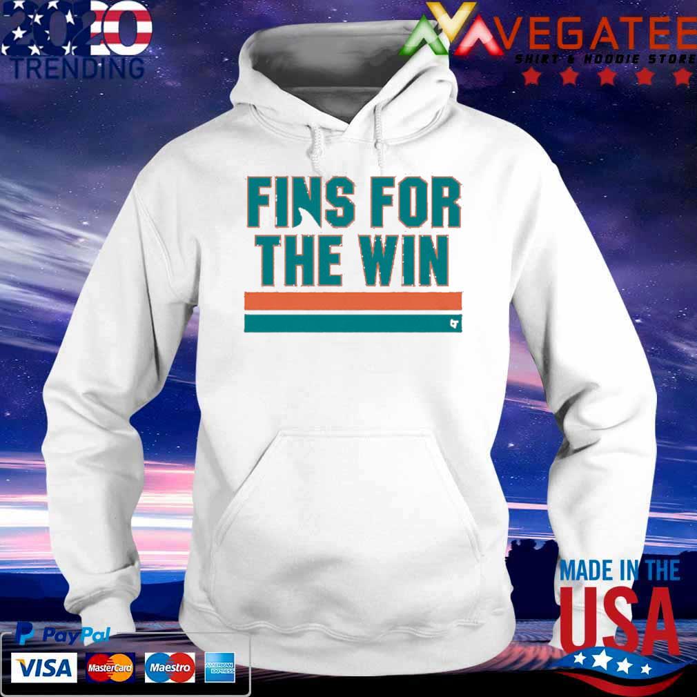 Miami Football Fins for the Win Shirt Hoodie