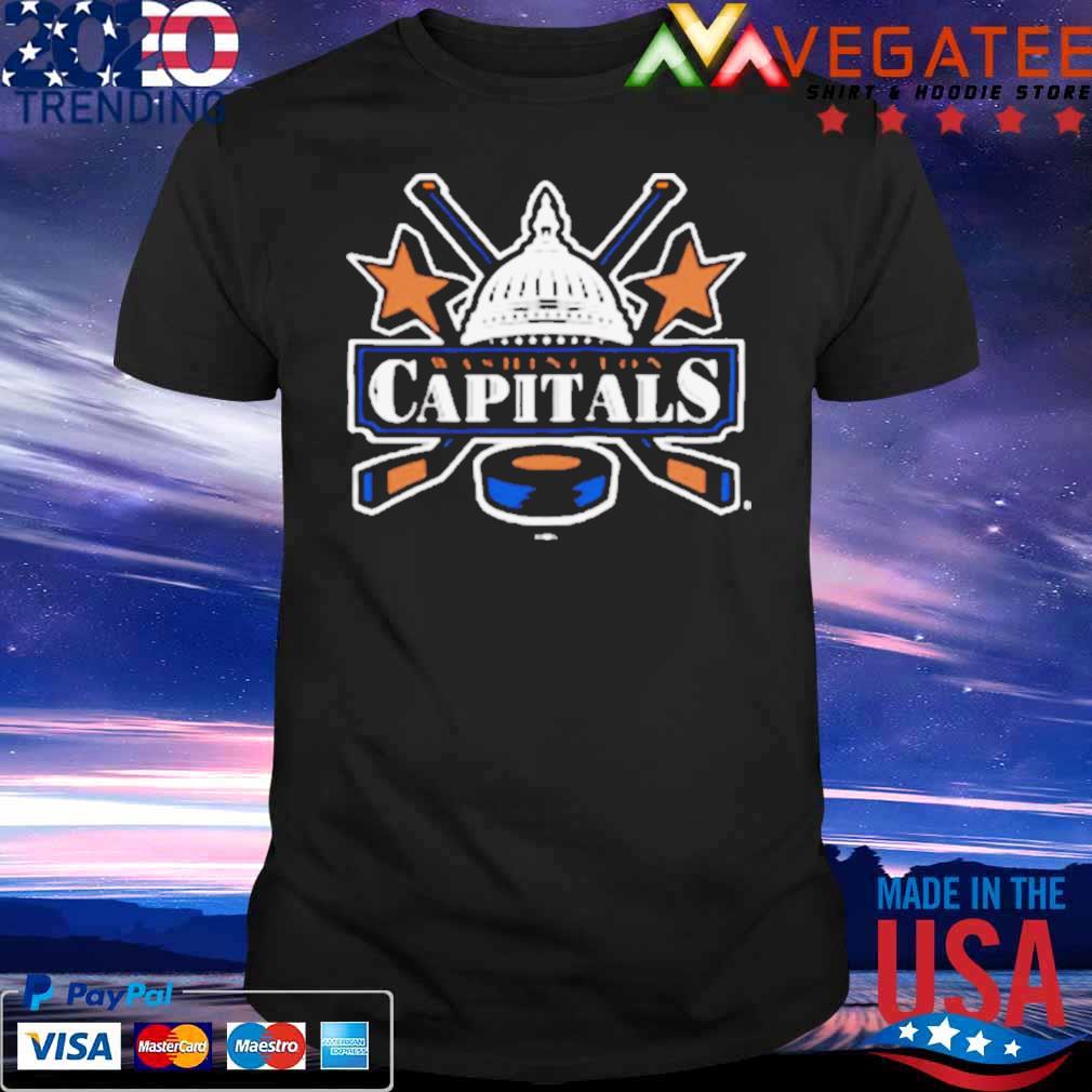 Nhl Washington Capitals Black Team Secondary Logo Shirt