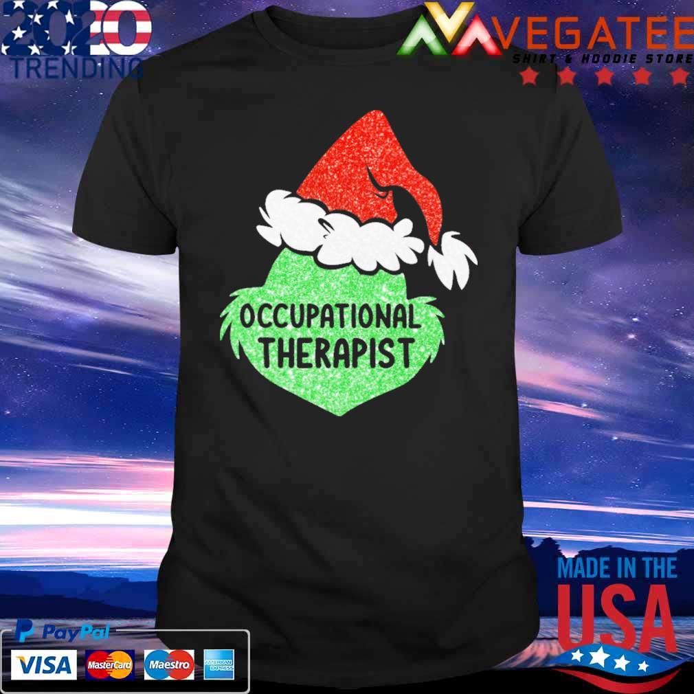 Premium santa Grinch Occupational Therapist Merry Christmas 2022 shirt