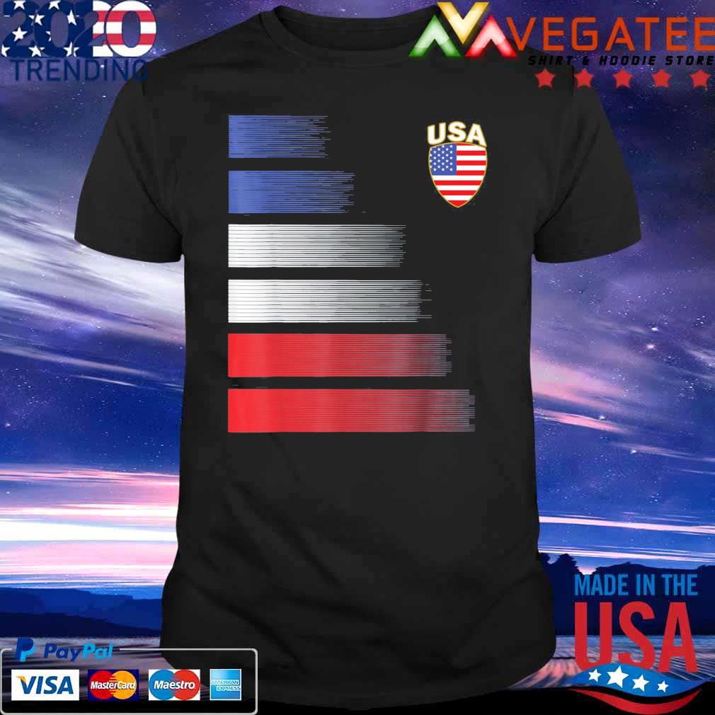 Qatar World Cup 2022 American Soccer America Flag USA T-Shirt