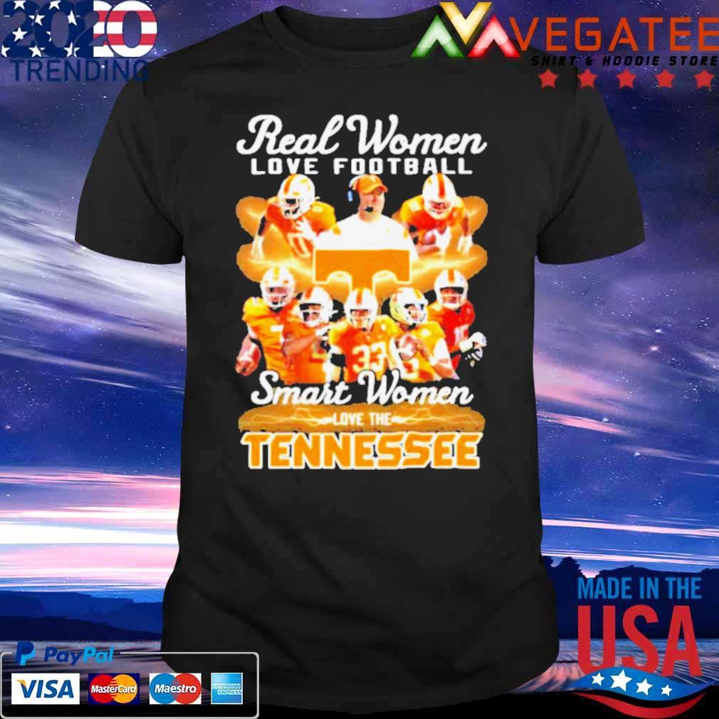 Real Women Love Football Smart Women Love The Tennessee Vols 2022 Shirt