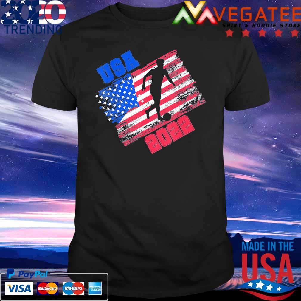 Use Soccer Team Football United States Flag 2022 World Cup T-Shirt