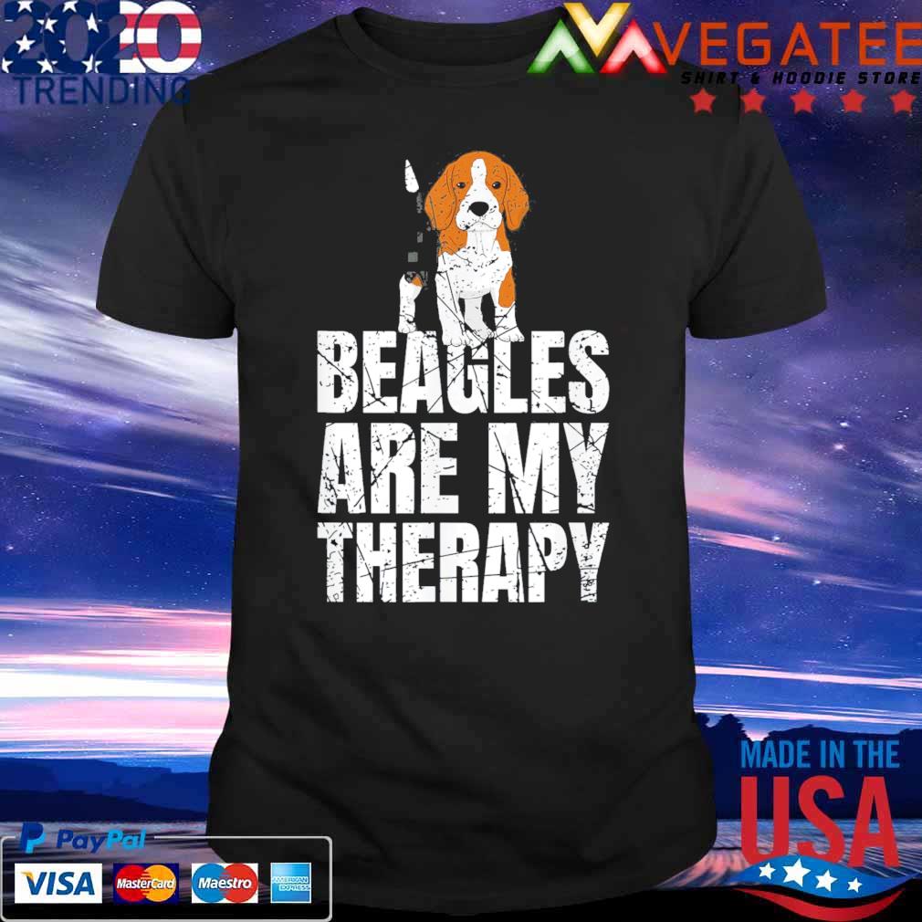 Beagles Are My Therapy Dog Lovers T-Shirt