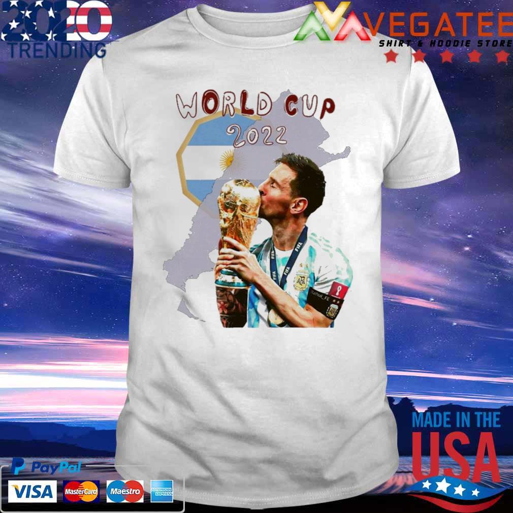 FIFA Qatar World Cup 2022 Lionel Andrés Messi Argentina FC T-shirt