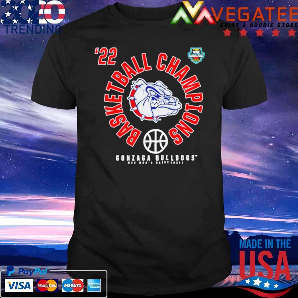 Gonzaga Bulldogs 2022 Wcc Men’s Basketball Conference Tournament Champions T-shirt