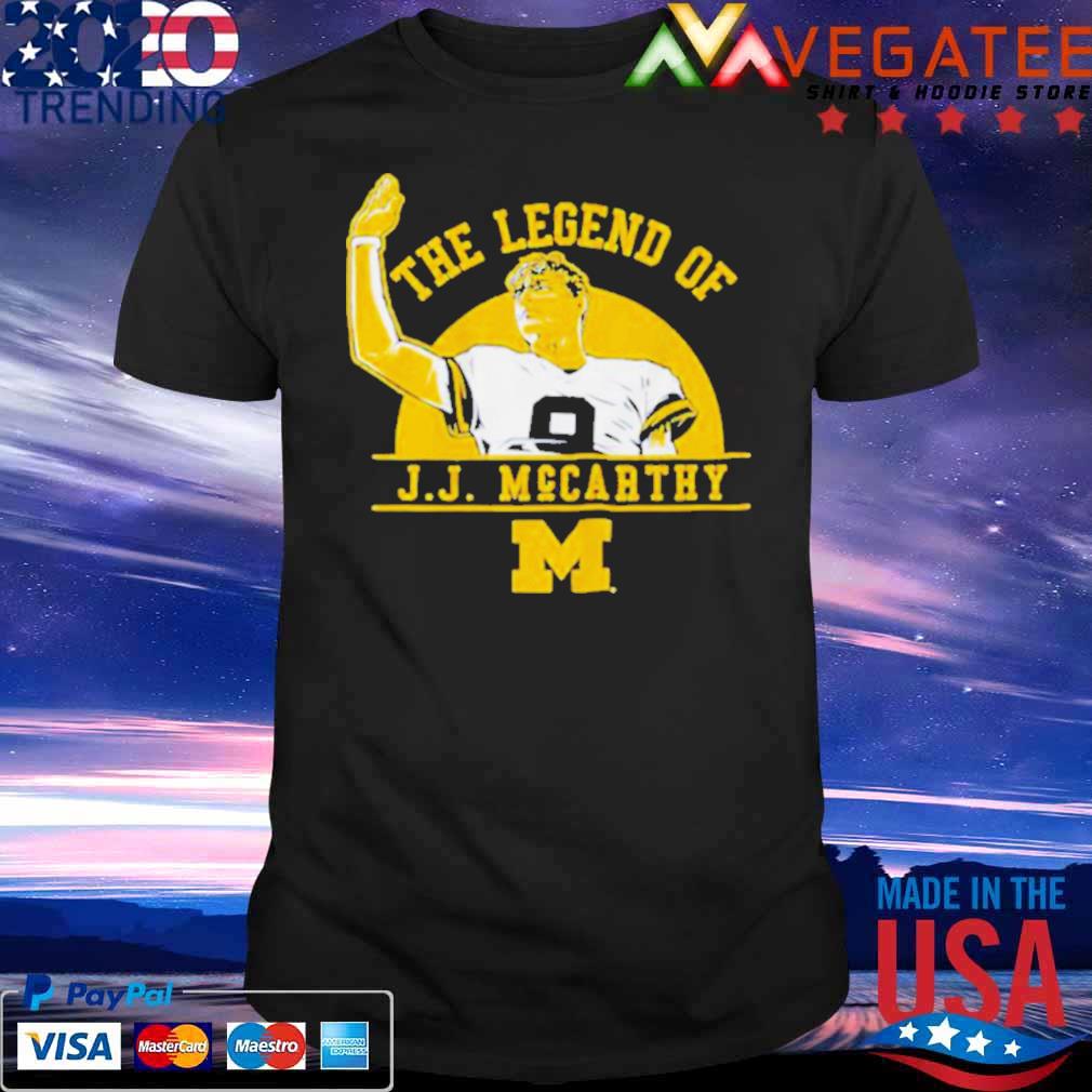 Legend Of J.j. Mccarthy Michigan Wolverines Shirt