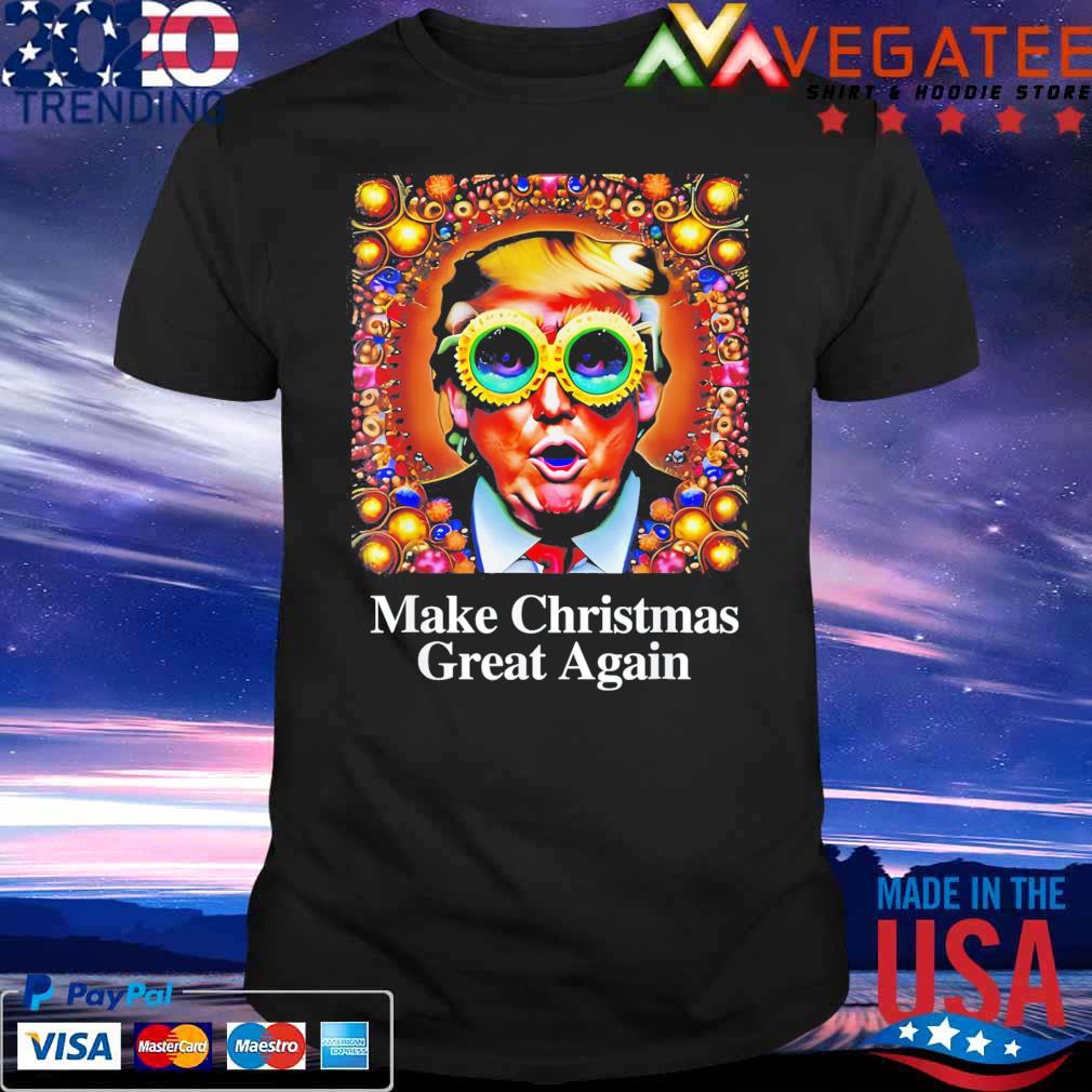 Make Christmas Great Again Trump Psychedelic Christmas T-Shirt
