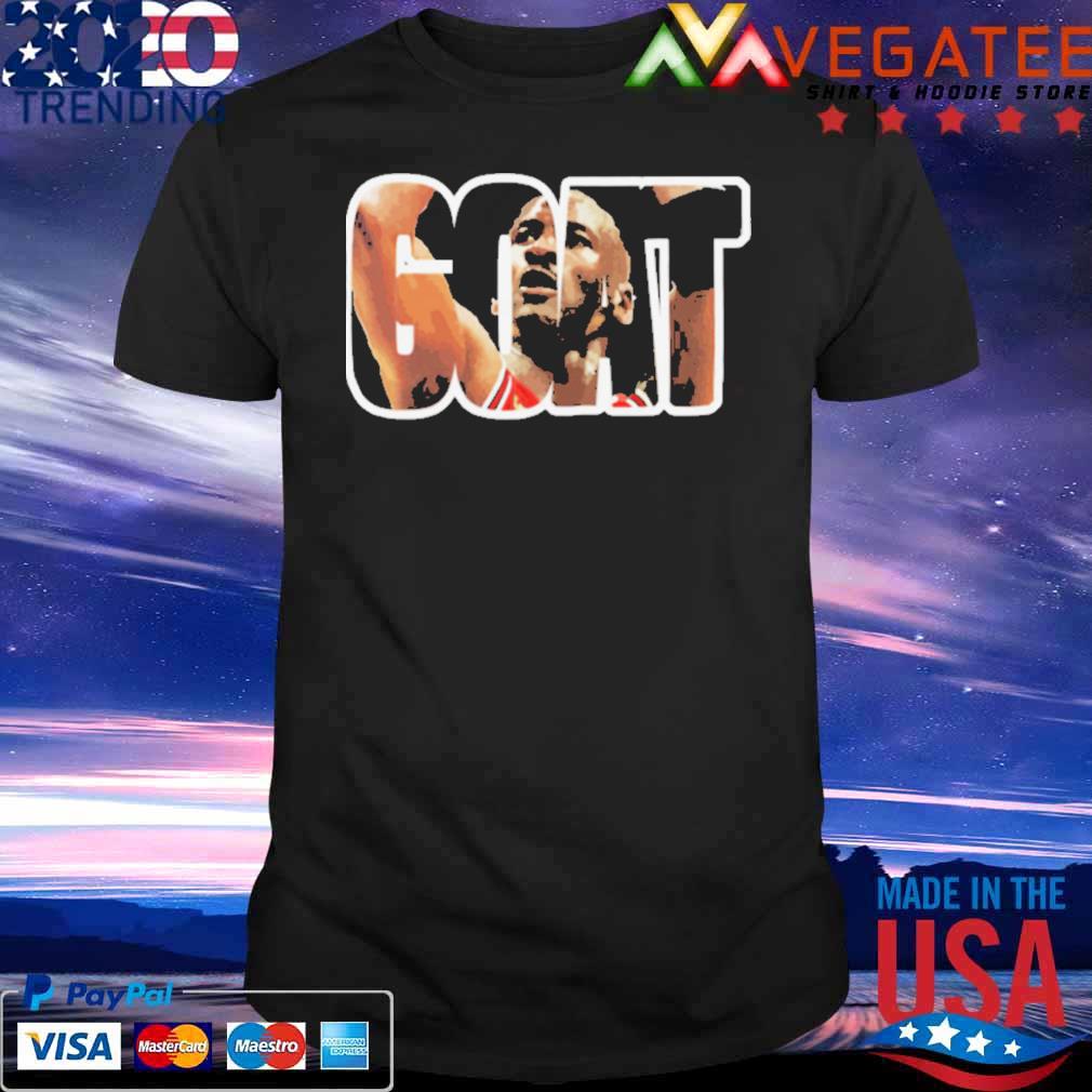 Michael Jordan Goat Cut Out Basketball shirt
