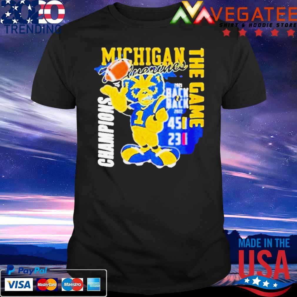 Michigan Wolverines Back To Back The Game Champions Shirt