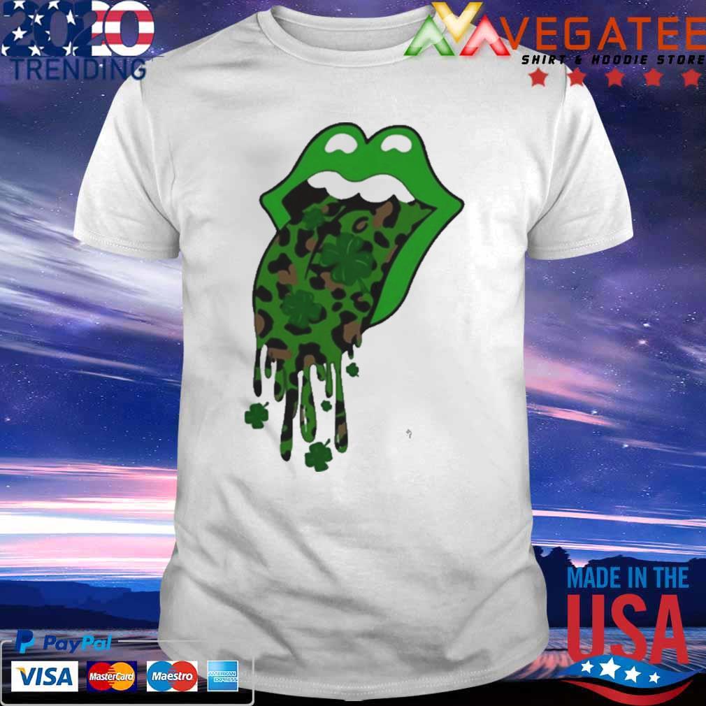 St Patrick’s Day Dripping Lips Shirt