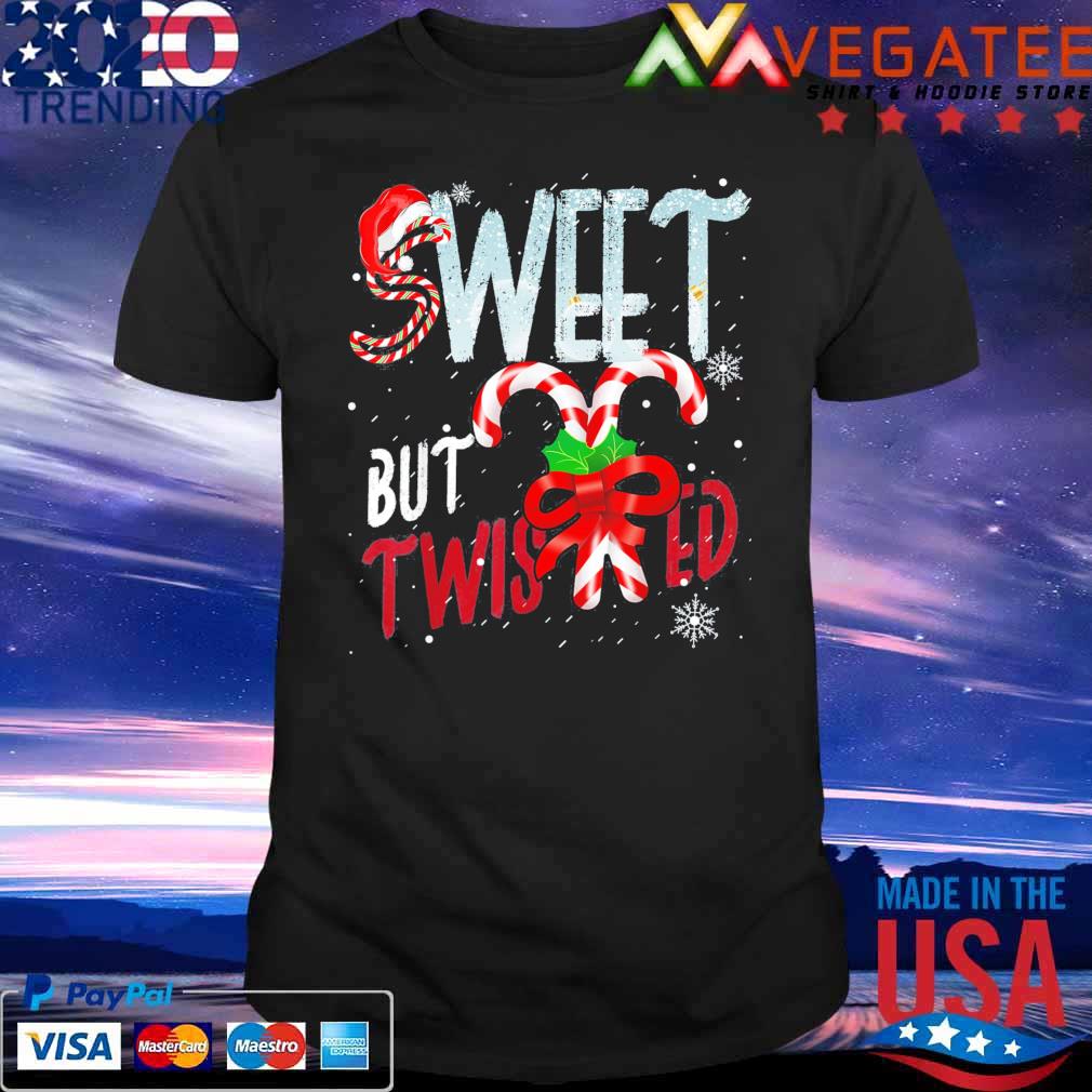 Sweet But Twisted Candy Cane Christmas Xmas Candy Cane T-Shirt