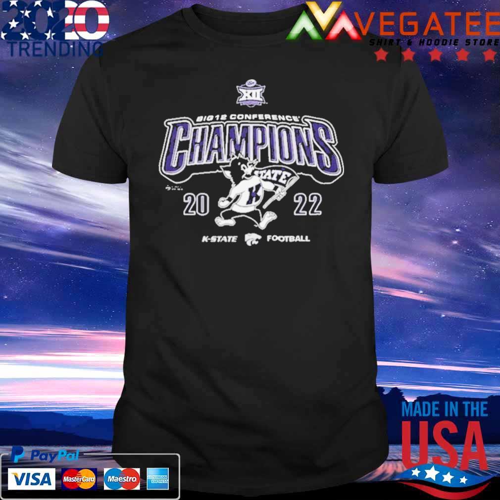 The Cats K-State Wildcats 2022 Big 12 Football Champions Shirt