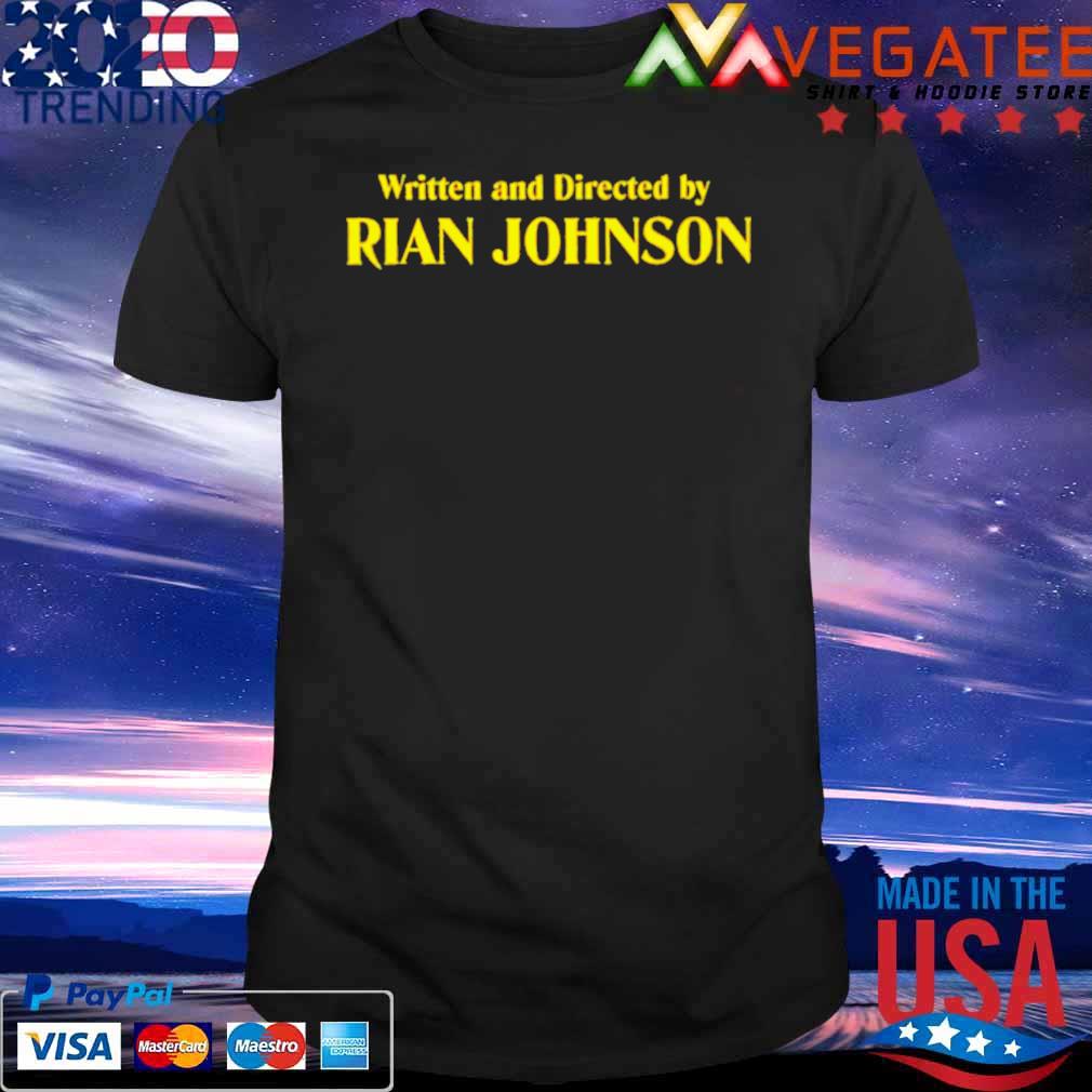 Written And Directed By Rian Johnson Knives Out shirt