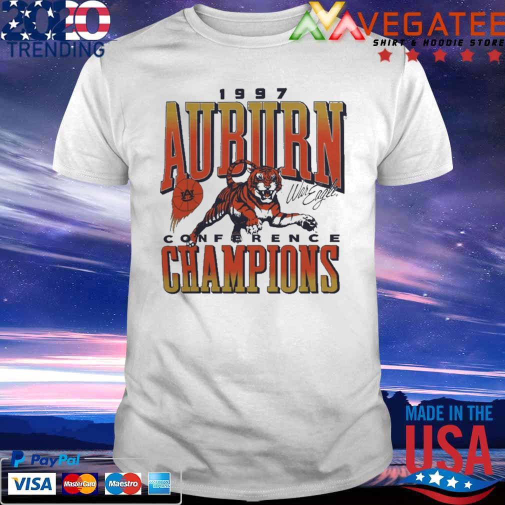 1997 Auburn Conference Champions War Eagle Auburn Women's Basketball Shirt