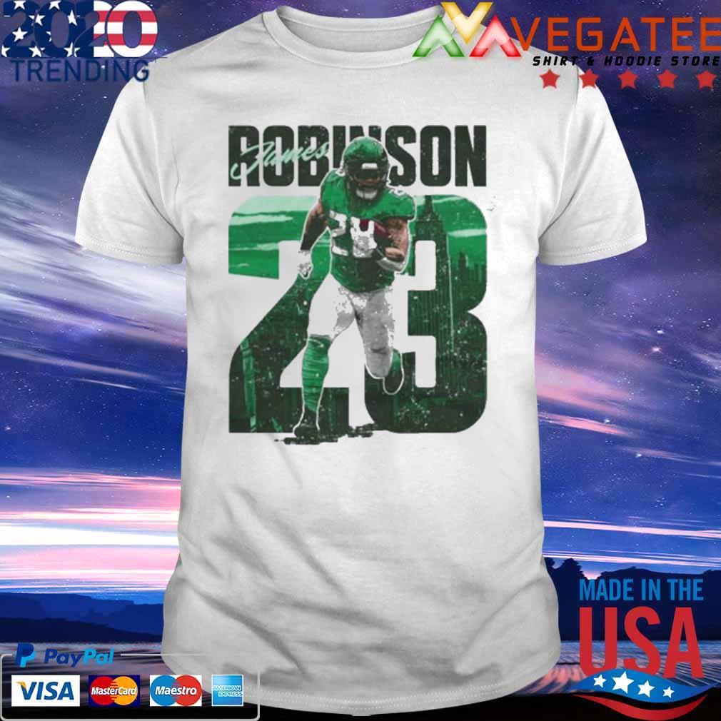 james Robinson New York Jets number 23 shirt