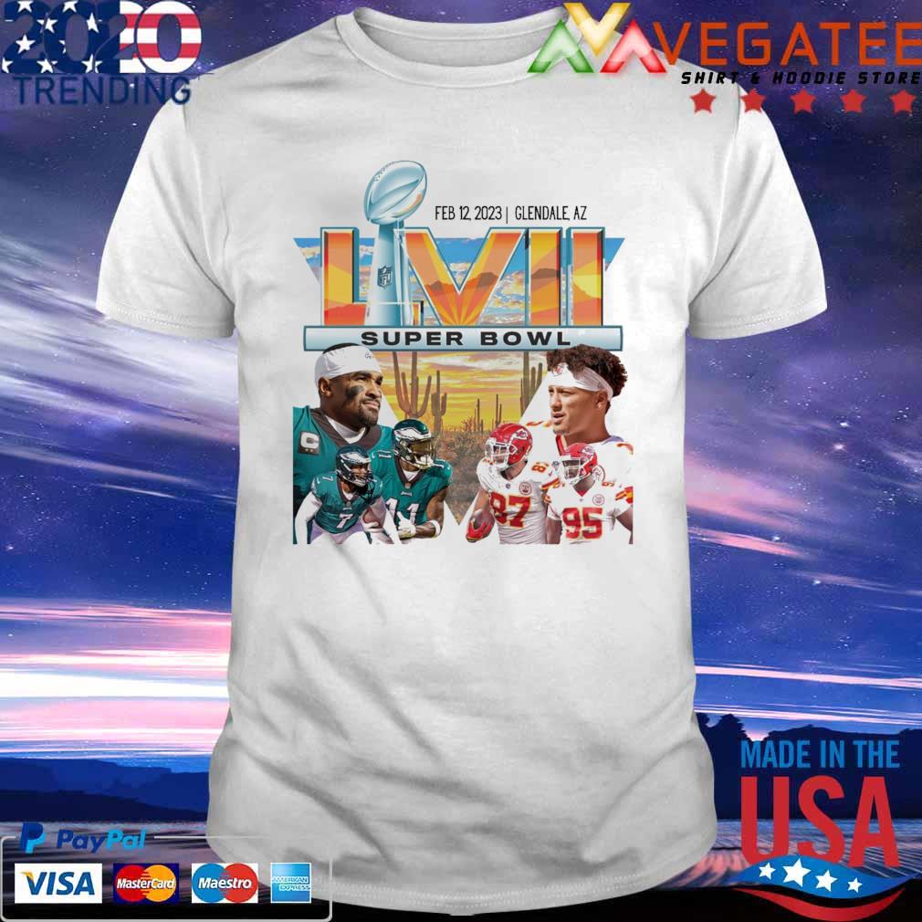 Super Bowl 2023 Philadelphia Eagles vs Kansas City Chiefs T-Shirt