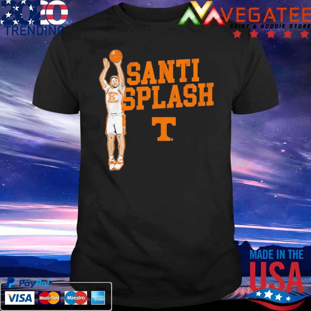 Tennessee Basketball Santiago Vescovi Santi Splash T-Shirt