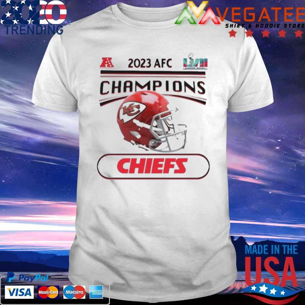 Kansas City Chiefs 2023 AFC Conference Champions Helmet Shirt