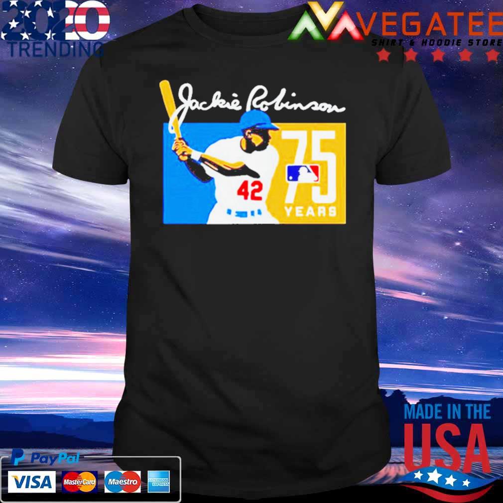 Jackie Robinson Los Angeles Baseball 75 Years Shirt